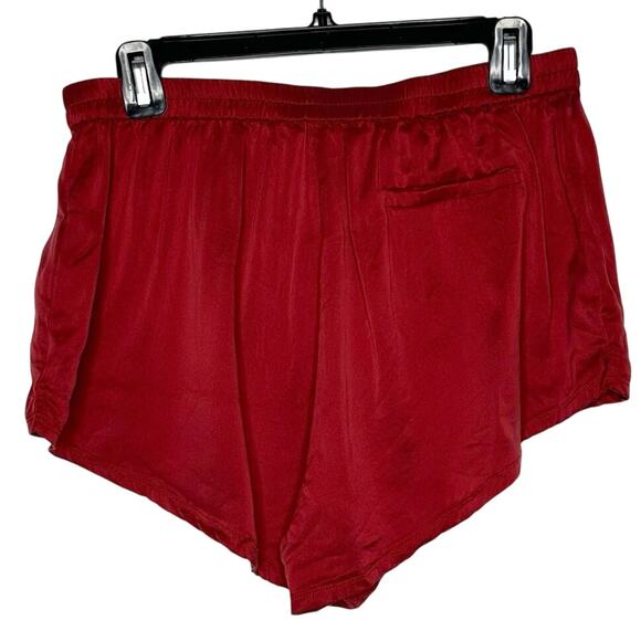 Quince Washable Silk Pajama Set Women’s Crimson Size Medium - Picture 7 of 10